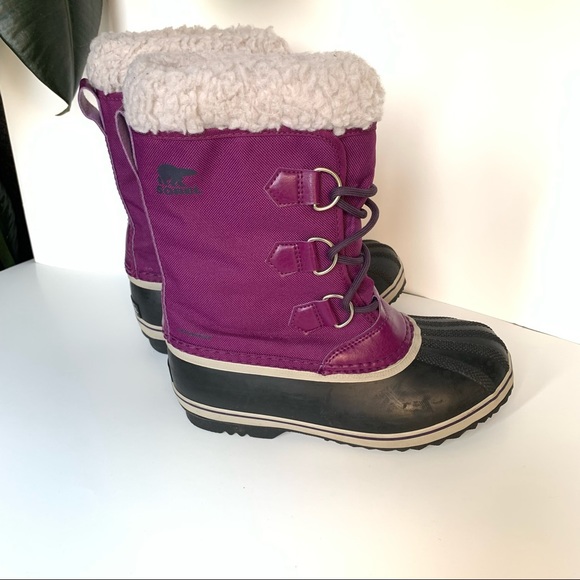 Sorel Yoot Pac Nylon Children Winter Boots  Waterproof Snow boots Size 4 EUR 35 - Picture 11 of 11